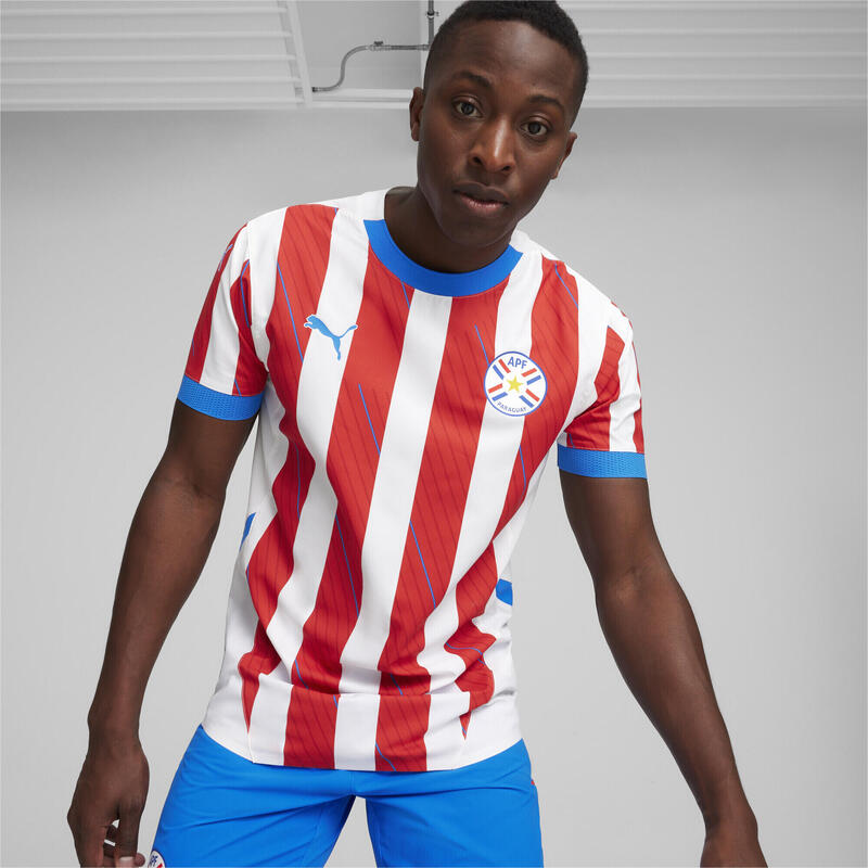 Maillot de football Home 2024 Paraguay Homme PUMA White For All Time Red