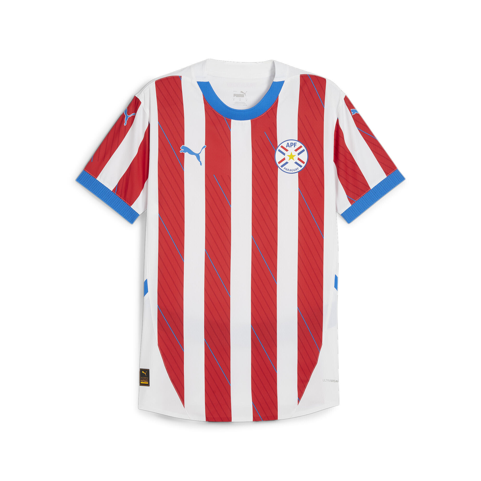 PUMA Camiseta de local de Paraguay 2024 de fútbol Hombre PUMA White For All Time Red