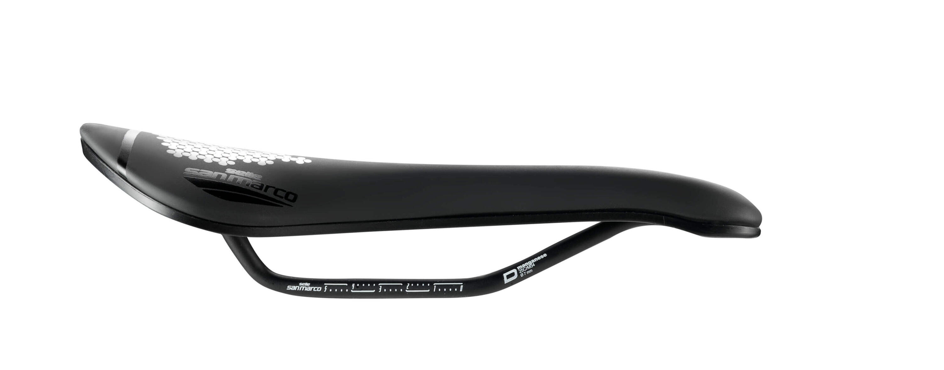 Aspide Short Open-Fit Dynamic Saddle Mens Road Black/Black Narrow (S3) 1/5