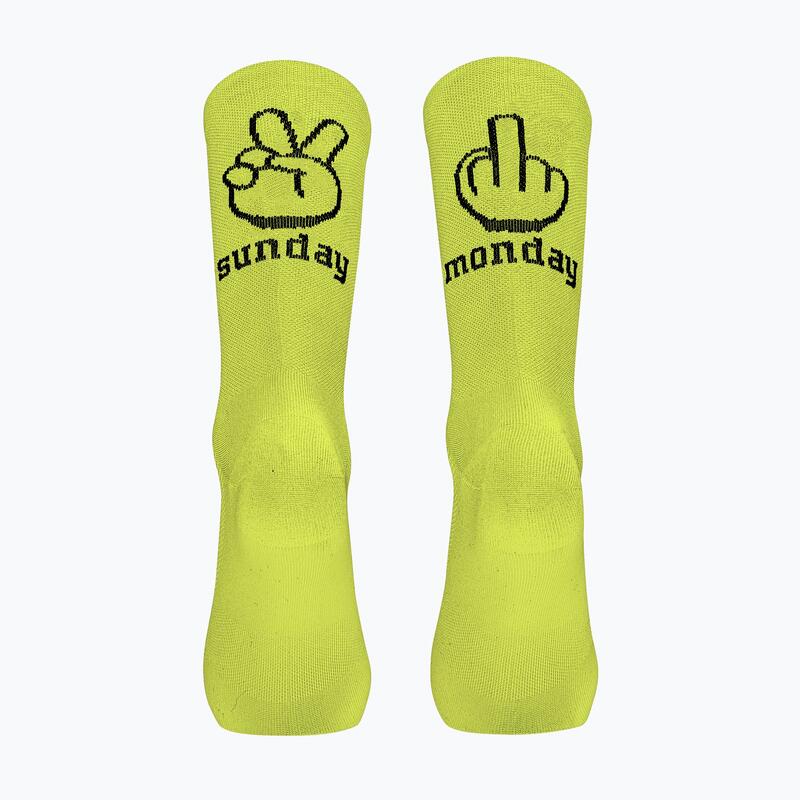 Northwave Sunday Lunes Socks de bicicleta Amarillo