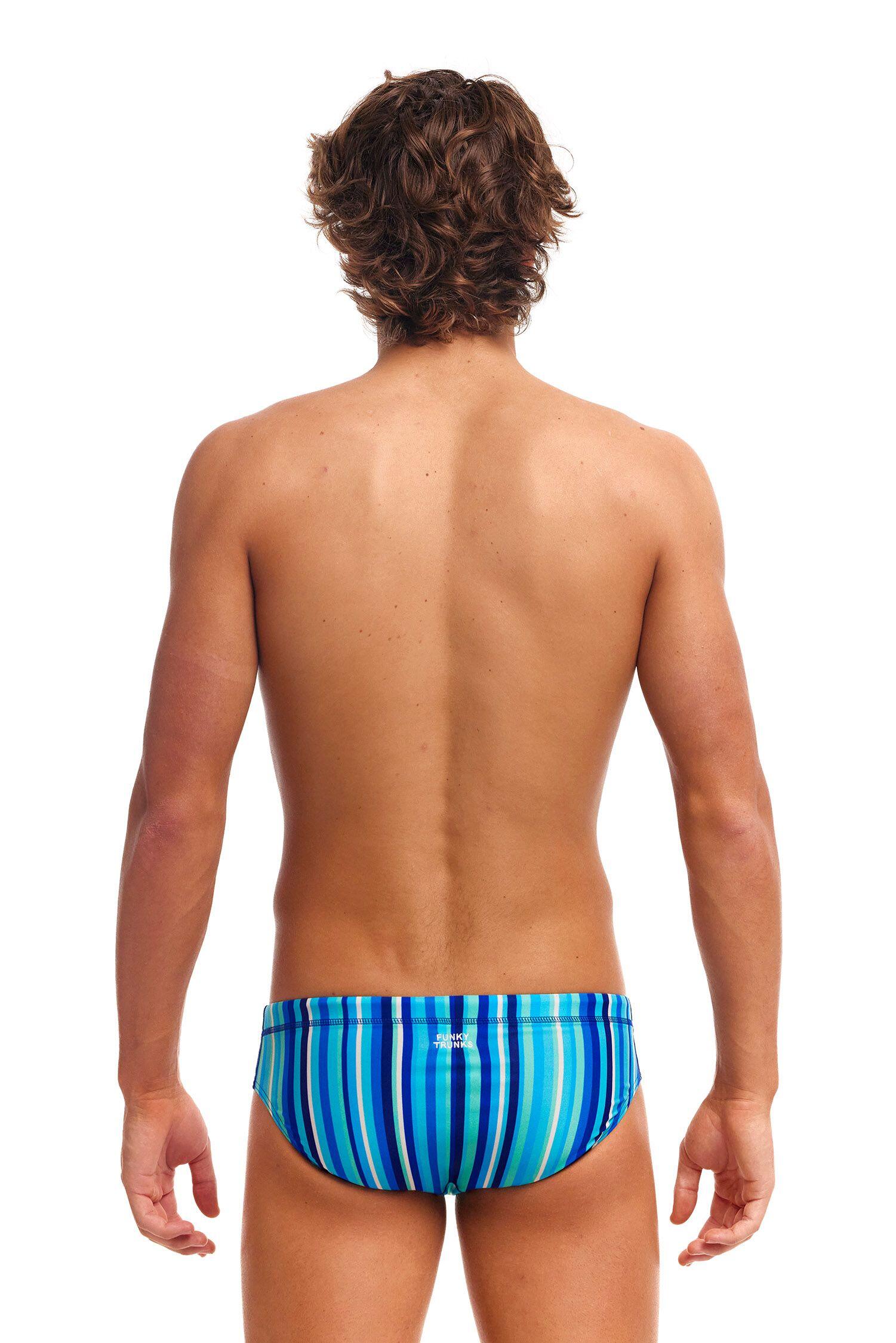 Kąpielówki slipki męskie Funky Trunks Lane Lines 3/7