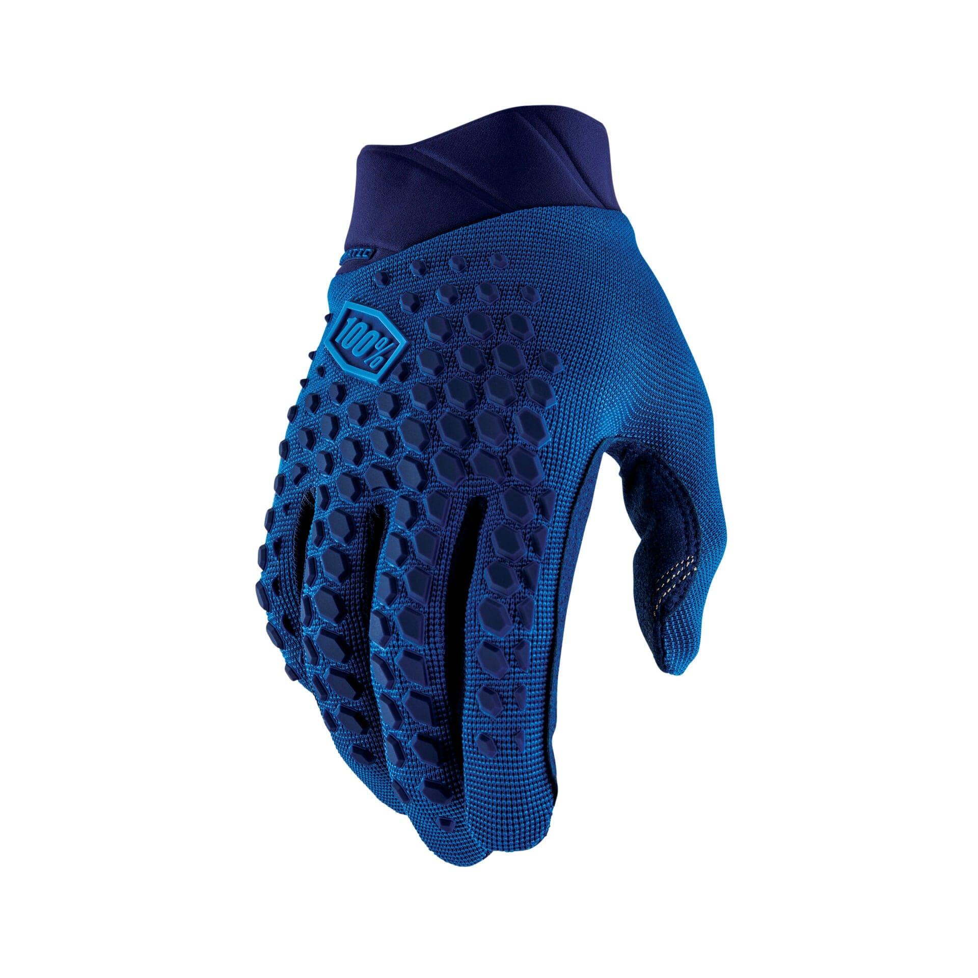 100 Percent GEOMATIC Gloves Slate Blue