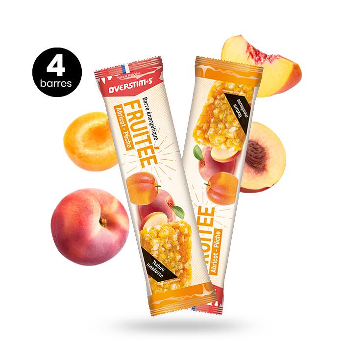 OVERSTIM.S Fruitreep - Abrikoos-Perzik - 4x32 g