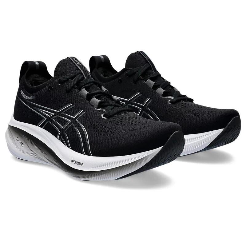 Kobieta bieganie buty Asics Gel-Nimbus 26 Czarne