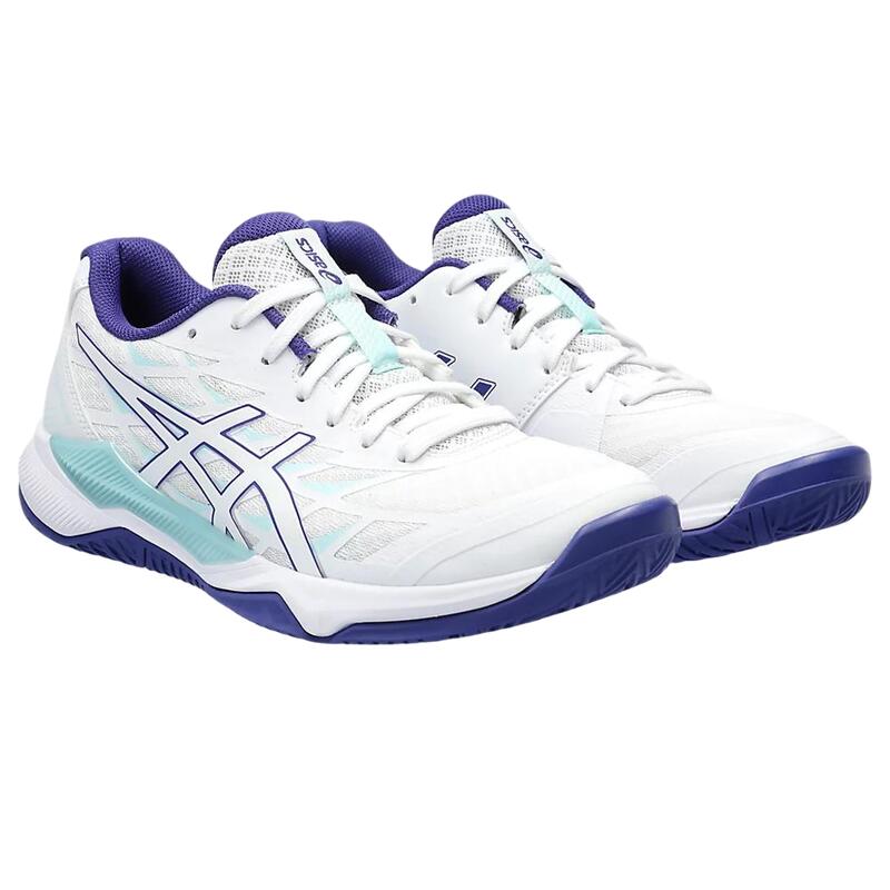 Chaussures de course Femmes Asics Geltactic 12 Gris