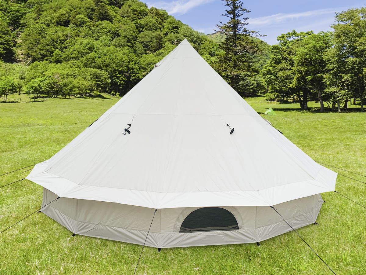 Tente de camping - Tipi Kuopio 500 Protect - 10 pers - Diamètre 5m - Sol cousu 3/7