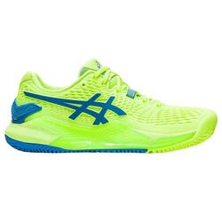 Chaussures de tennis Femmes Asics Gel Resolution 9 Vert