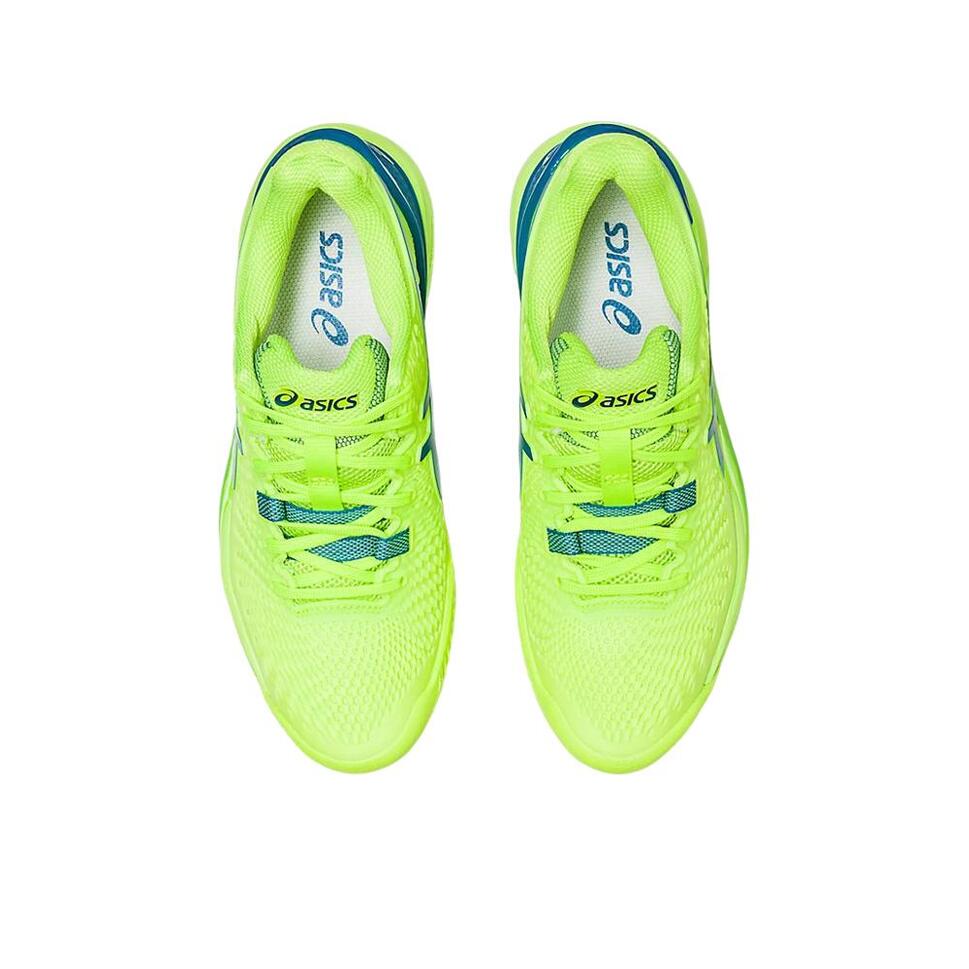 Kobieta Tenis Buty Asics Gel Resolution 9 Zielone