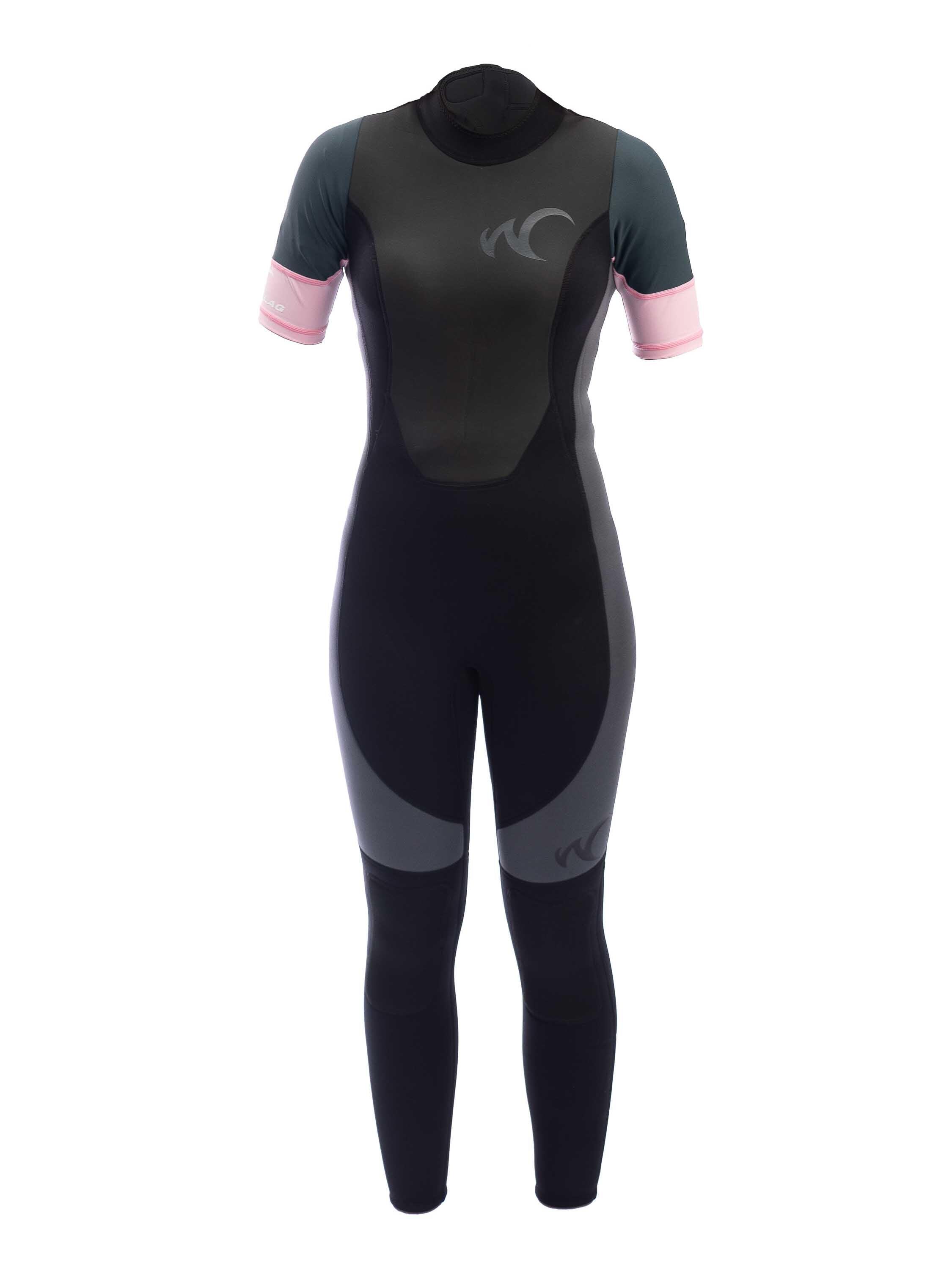 Damski wetsuit sup surf Watrflag Sydney czarny-różowy 2/6