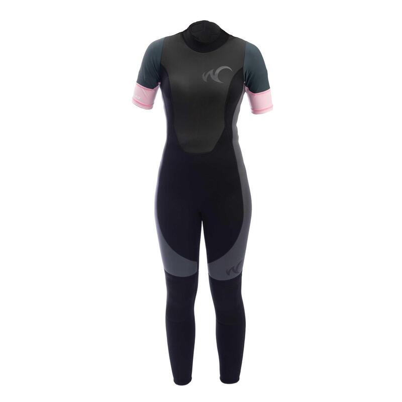 Sydney Wetsuit voor Sup Surf - 3mm Neopreen met Lycra mouwen - Dames