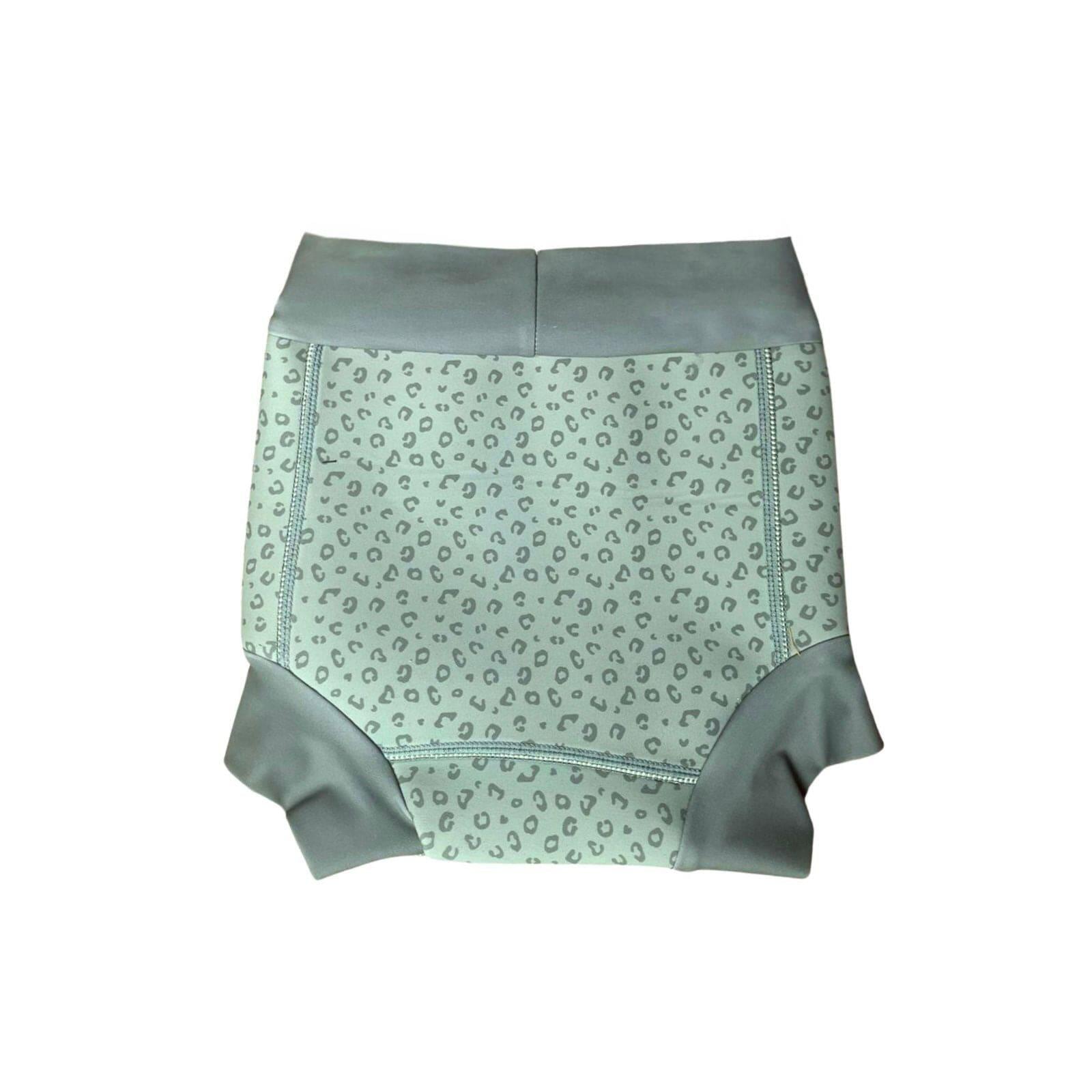 Swim Essentials | Groene Panterprint Zwemluier Neopreen 2/2