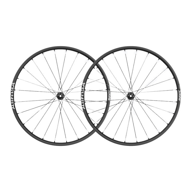 Roată ciclism de șosea Mavic Allroad S Disc Centerlock Shimano 11, negru