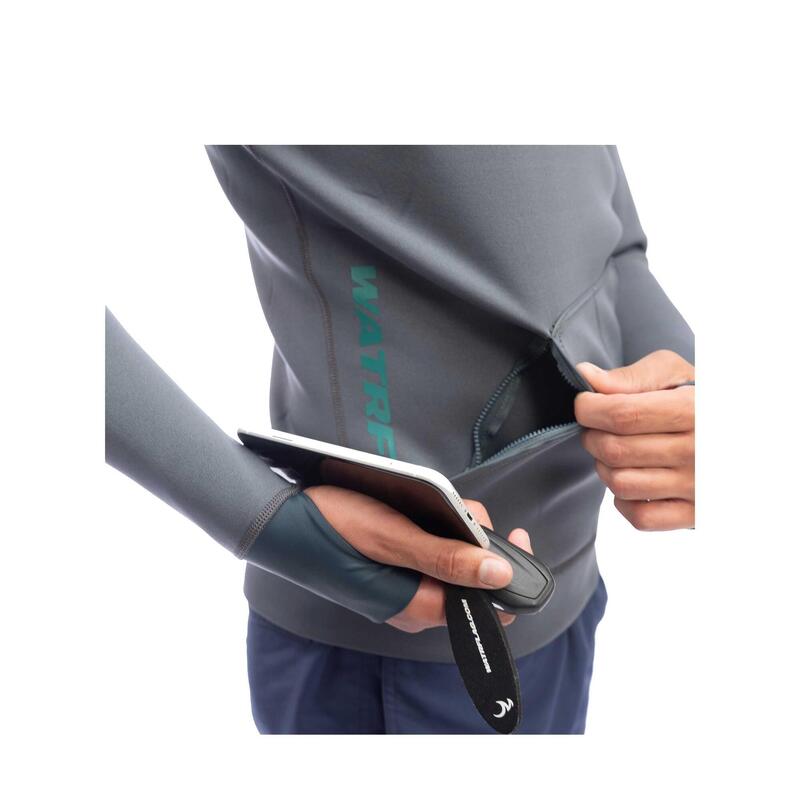 Macumba Neopreen Hoodie - Heren - Grijs - Voor Allround Watersport