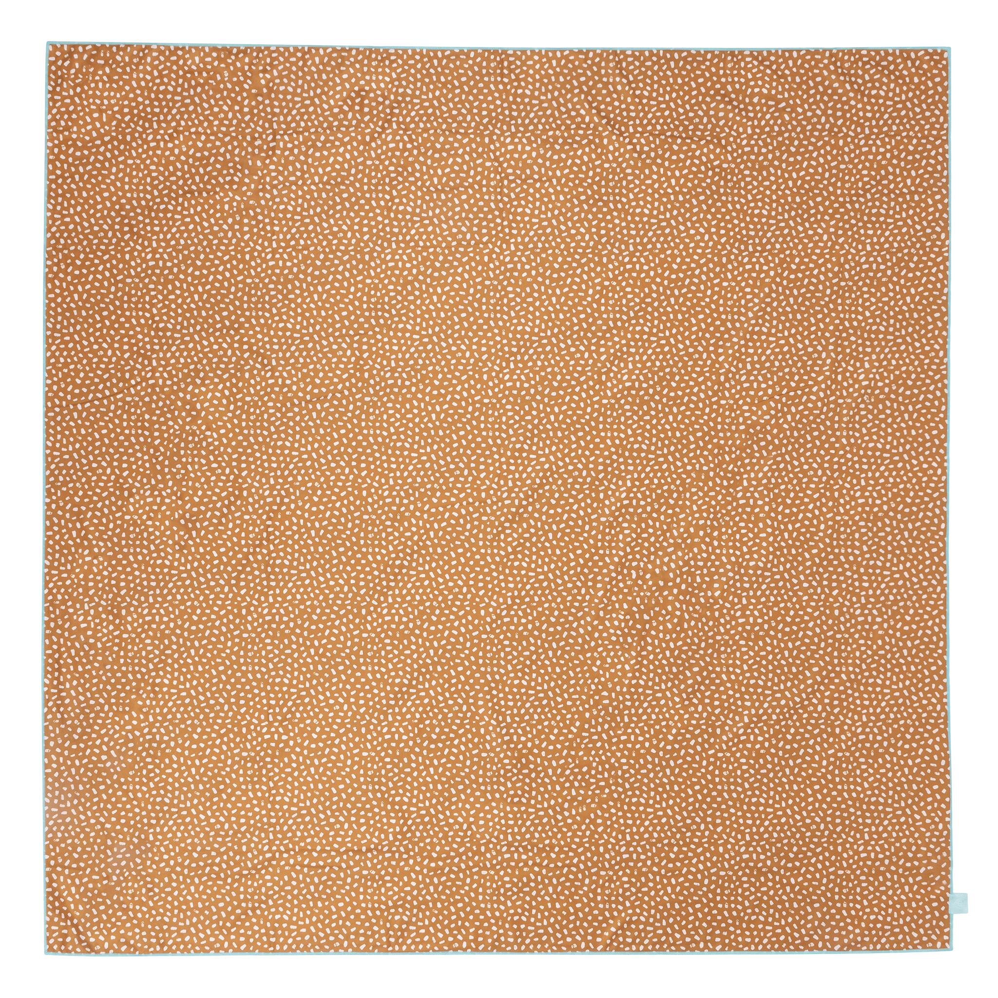 Telo Mare in Microfibra XXL Arancione/Caramello Zebrato 180 x 180 cm 3/3