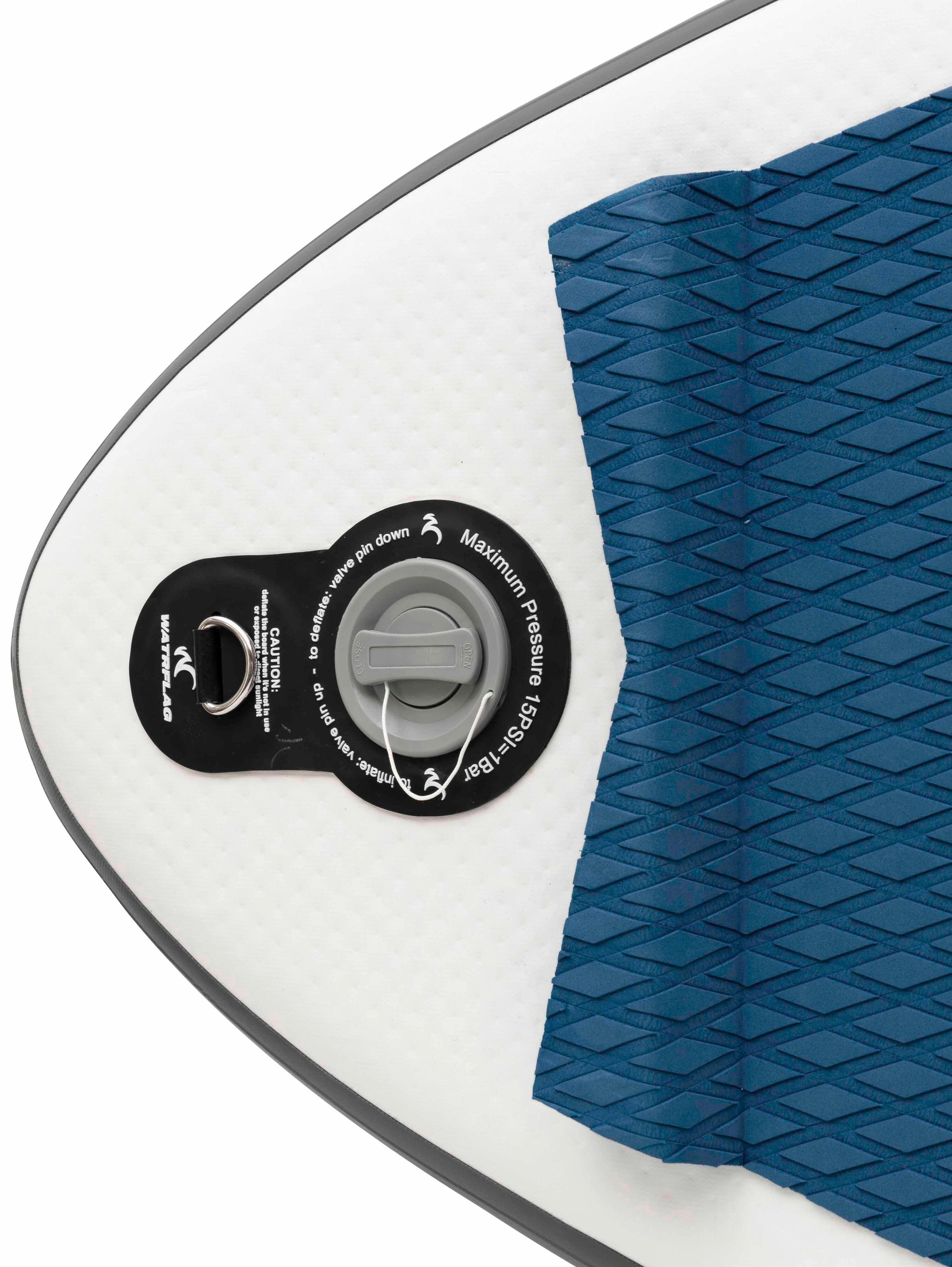 Premium aufblasbares SUP-SURF-BODY Board Wave Rider 8'3  SET + Handy- und Drybag 4/7