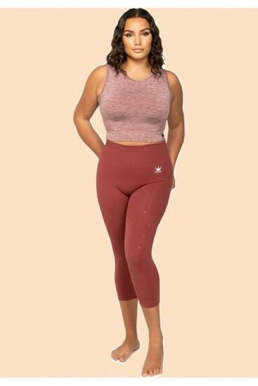 Legging Femme Fitness sans coutures Fibre Emana Taille haute Namasté