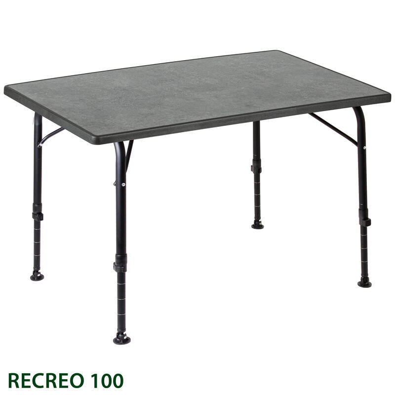 Table de camping BRUNNER RECREO avec cadre en aluminium 100 x 68 cm
