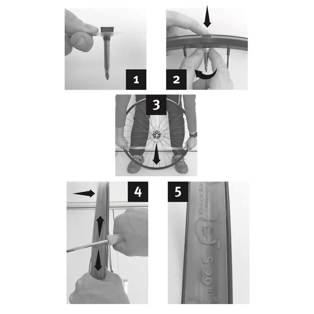 Effetto Mariposa Caffelatex Tubeless Rim Strip-Single (M-29″)