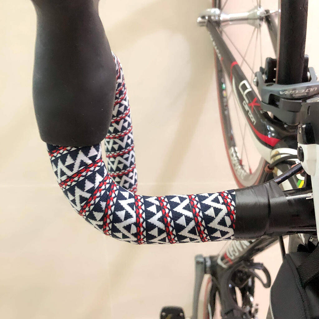 BTP Woven Bartape-KLD White/Blue/Red -  3