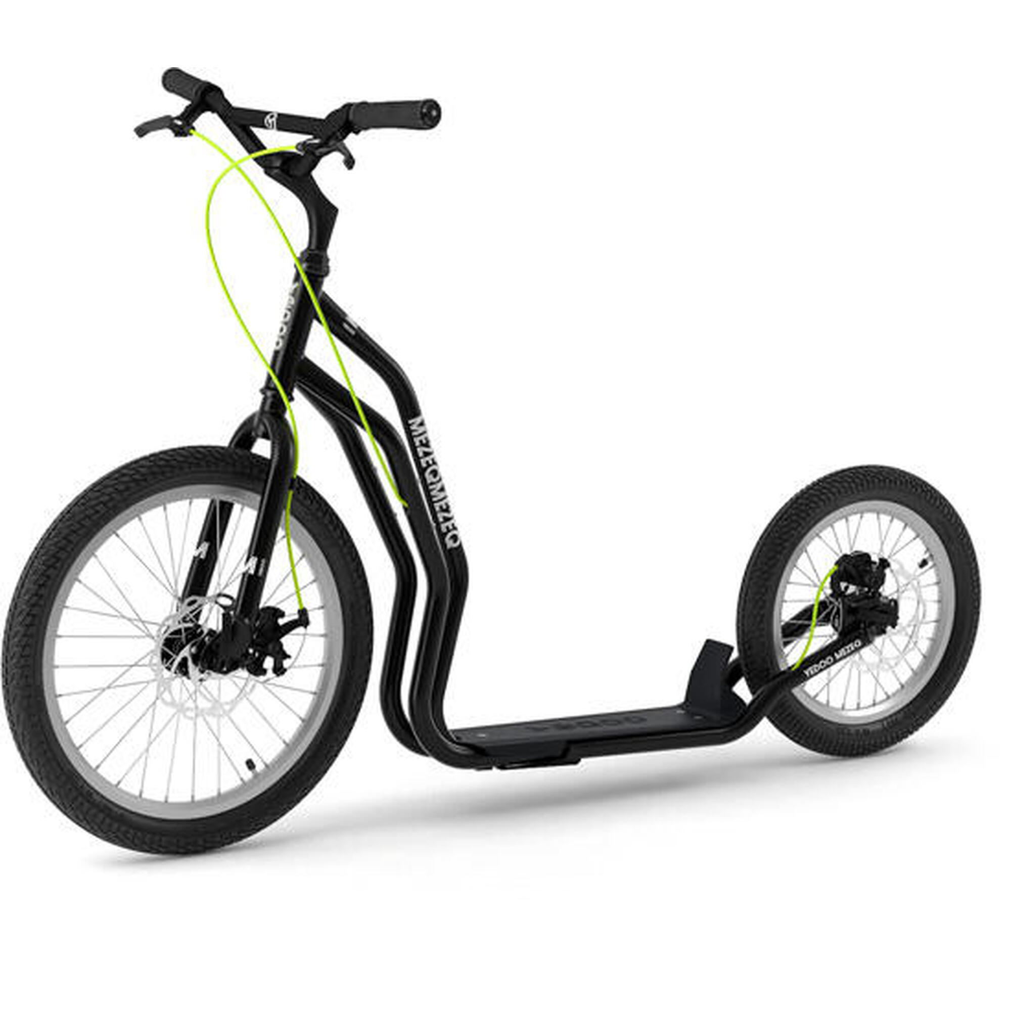 Mezeq RunRun scooter with inflatable tires Black