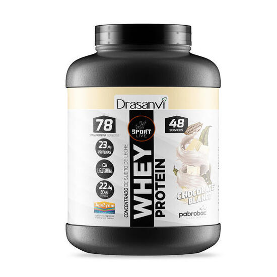 Whey Protein Concentrada Sport Live - Capuchino - 1,45Kg - DRASANVI
