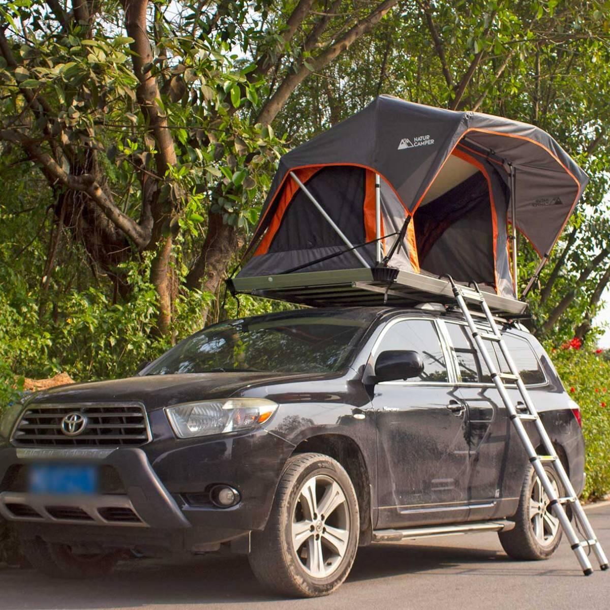 Tente de toit NATURCAMPER T1000 pour voiture, SUV, 4x4 ou van 3/7