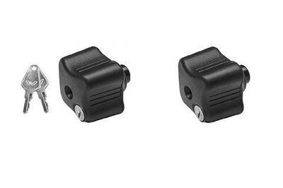 Kit n.2 Pomelli Antifurto Ergonomici per Braccetti Fermatelaio per Portabici