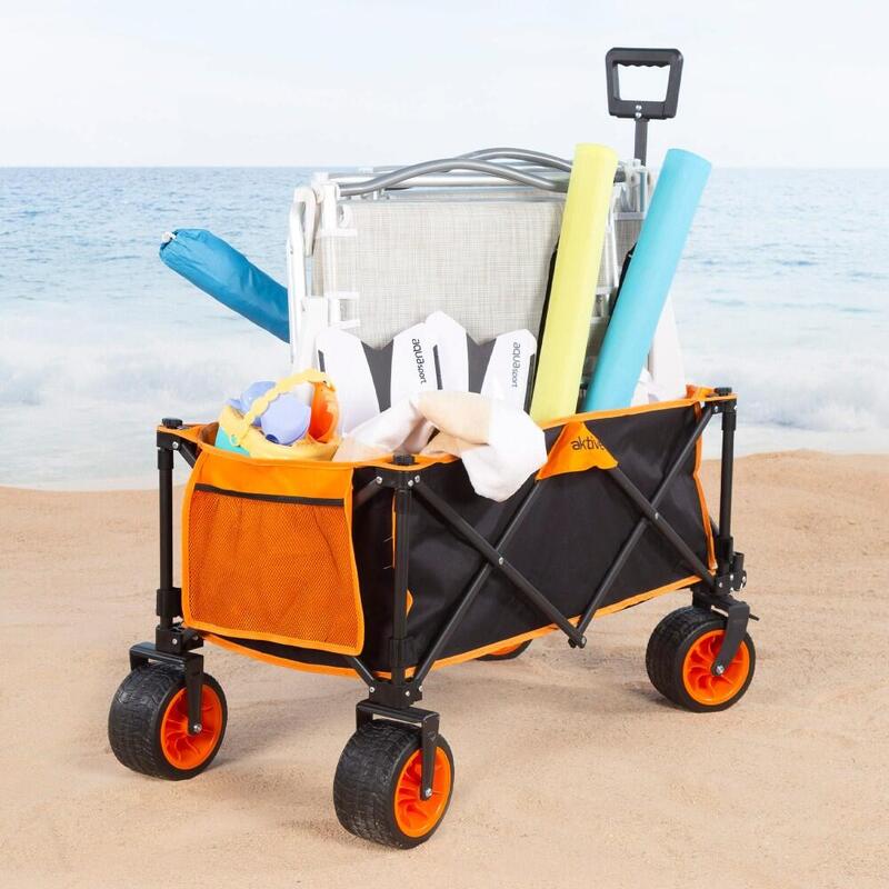 Aktive Chariot de plage avec grandes roues 360º.