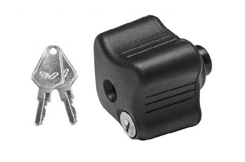 MENABO Kit n.1 Pomello Antifurto Ergonomico per Braccetti Fermatelaio per Portabici