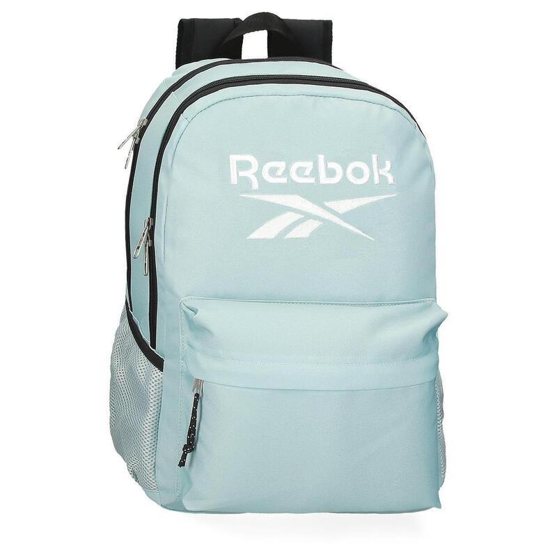 Mochila escolar  adaptable Reebok Boston 44cm Turquesa