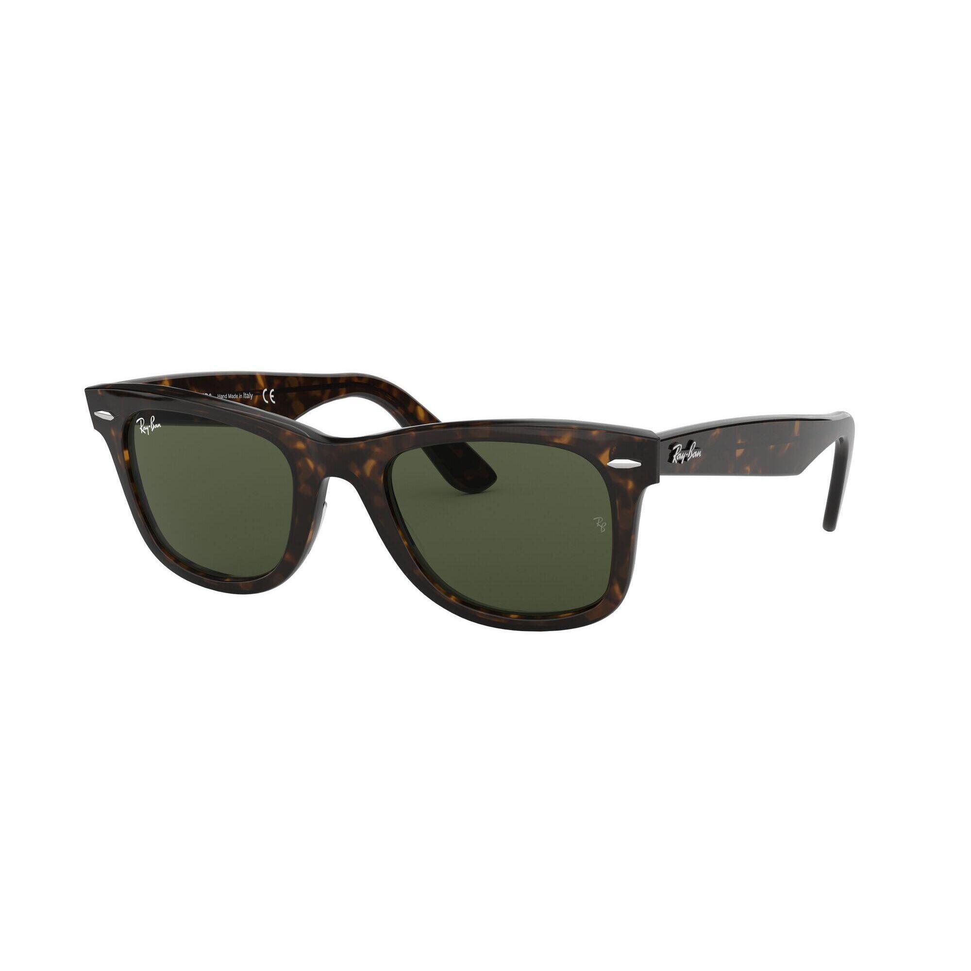 Ray-ban - Lunettes De Soleil Ray-ban Original Wayfarer Rb 2140 Unisex Taille 54/18/150 - Lunettes De Soleil - Marron|vert - Taille Unique - Decathlon