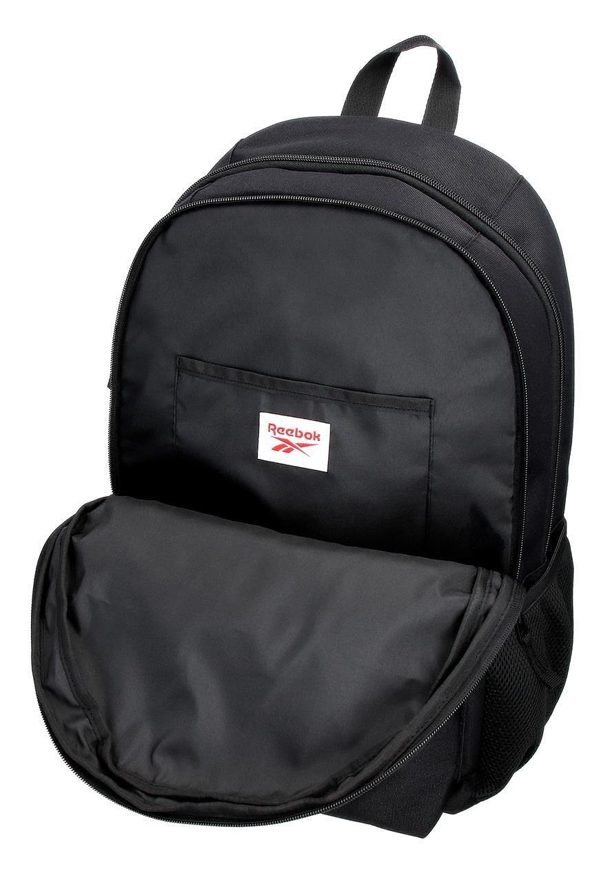 Zaino scolastico due scomparti ragazzo Reebok Andover 44cm Nero 5/5