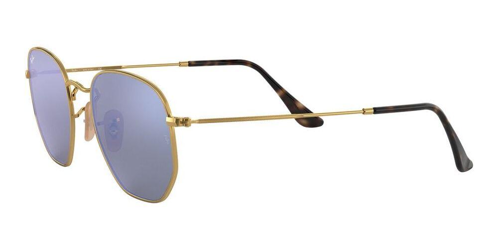 Lunettes de Soleil Ray-Ban HEXAGONAL METAL RB 3548N unisex Taille 51/21/145 3/6