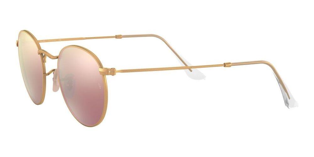 Óculos de Sol Ray-Ban ROUND METAL RB 3447 unisex Tamanho 50/21/145 3/4