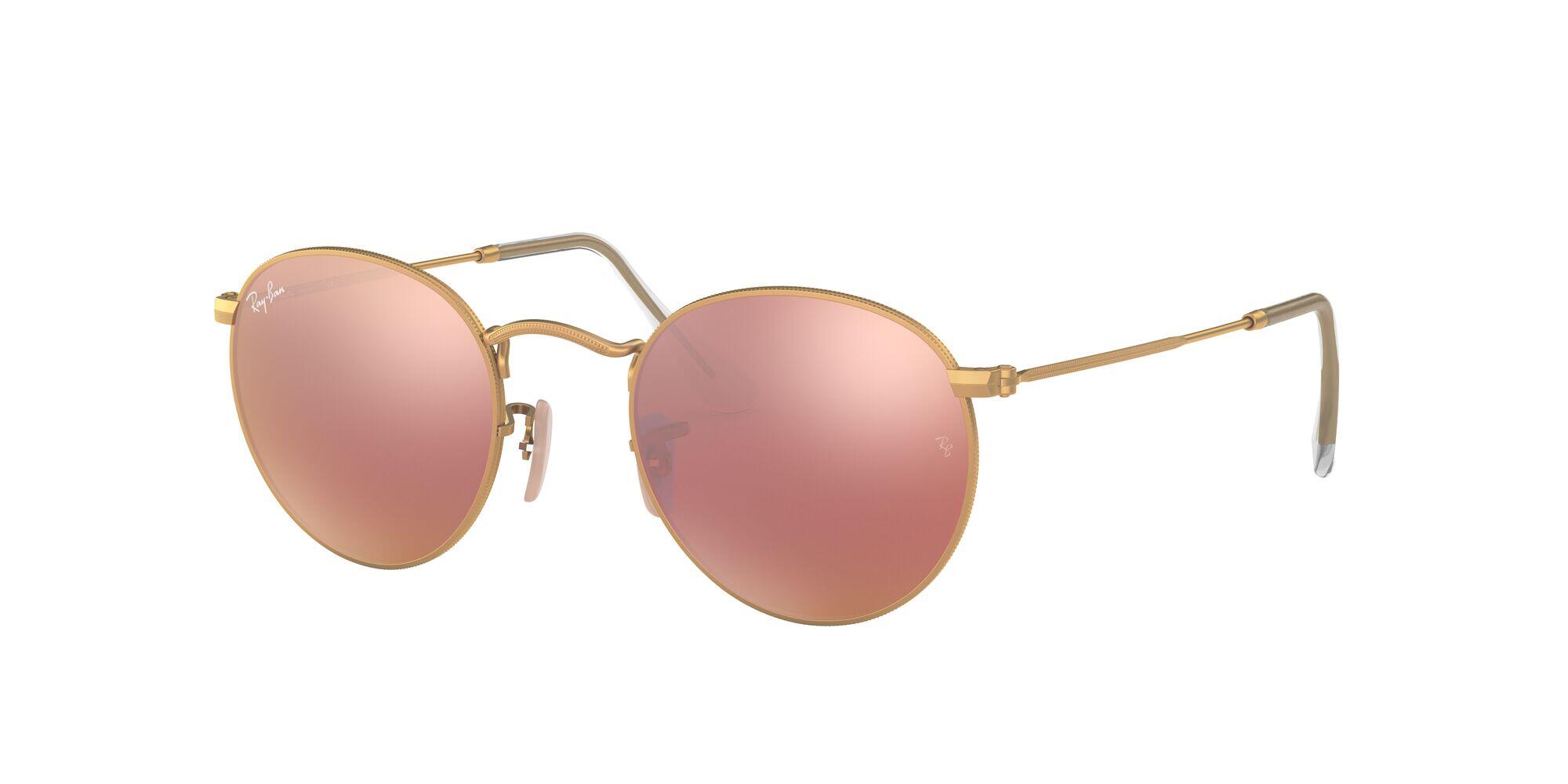 RAY-BAN Occhiali da Sole Ray-Ban ROUND METAL RB 3447 unisex Taglia 50/21/145