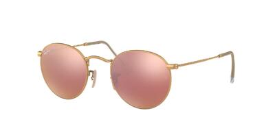 Zonnebril ray-ban round metal rb 3447 unisex maat 50/21/145