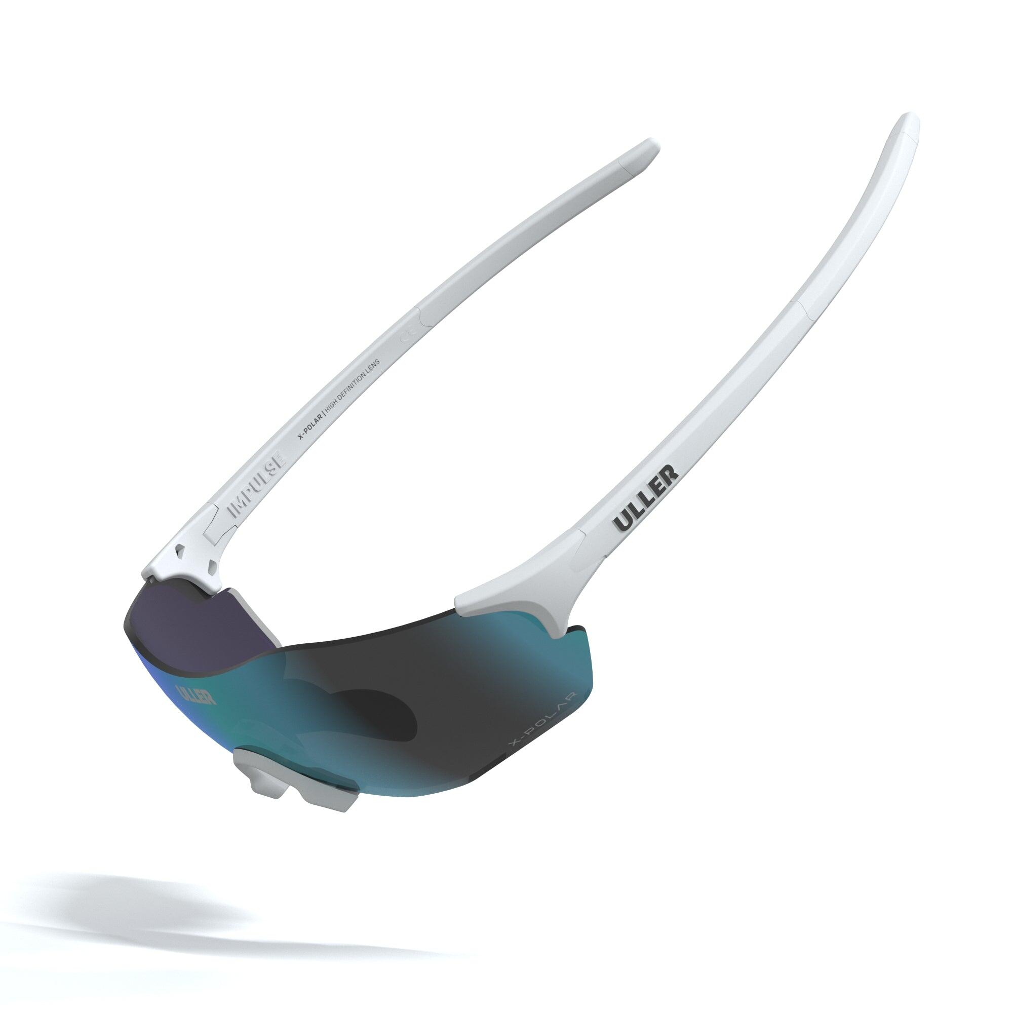 Gafas deportivas Impulse Uller® UV400 lentes intercambiables –  Blanco / Azul 4/5