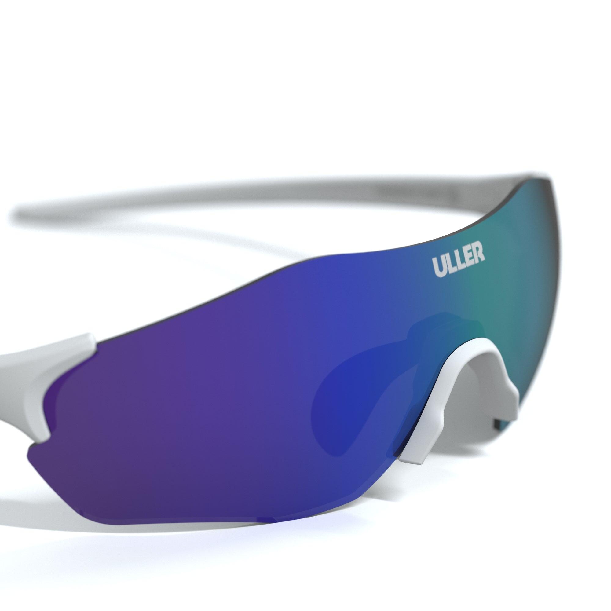 Gafas deportivas Impulse Uller® UV400 lentes intercambiables –  Blanco / Azul 3/5