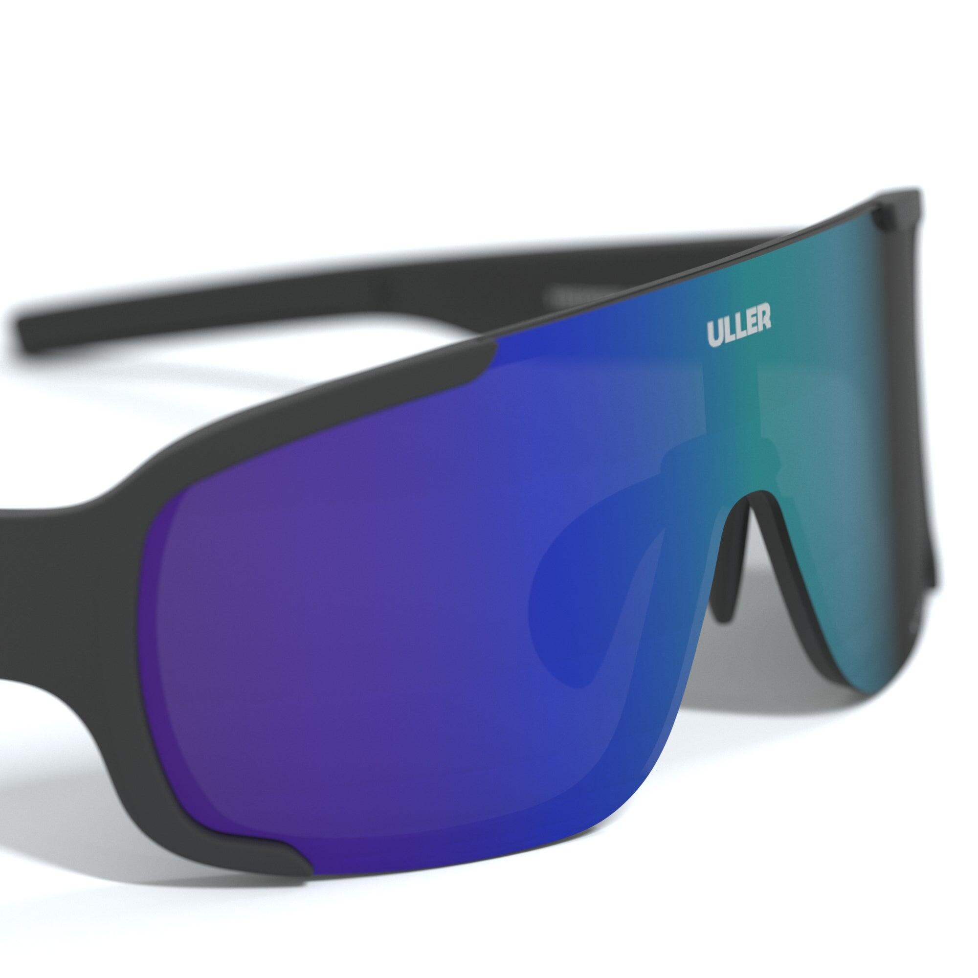 Gafas deportivas Uller con lentes intercambiables UV400 – Unisex – Black / Blue 3/5