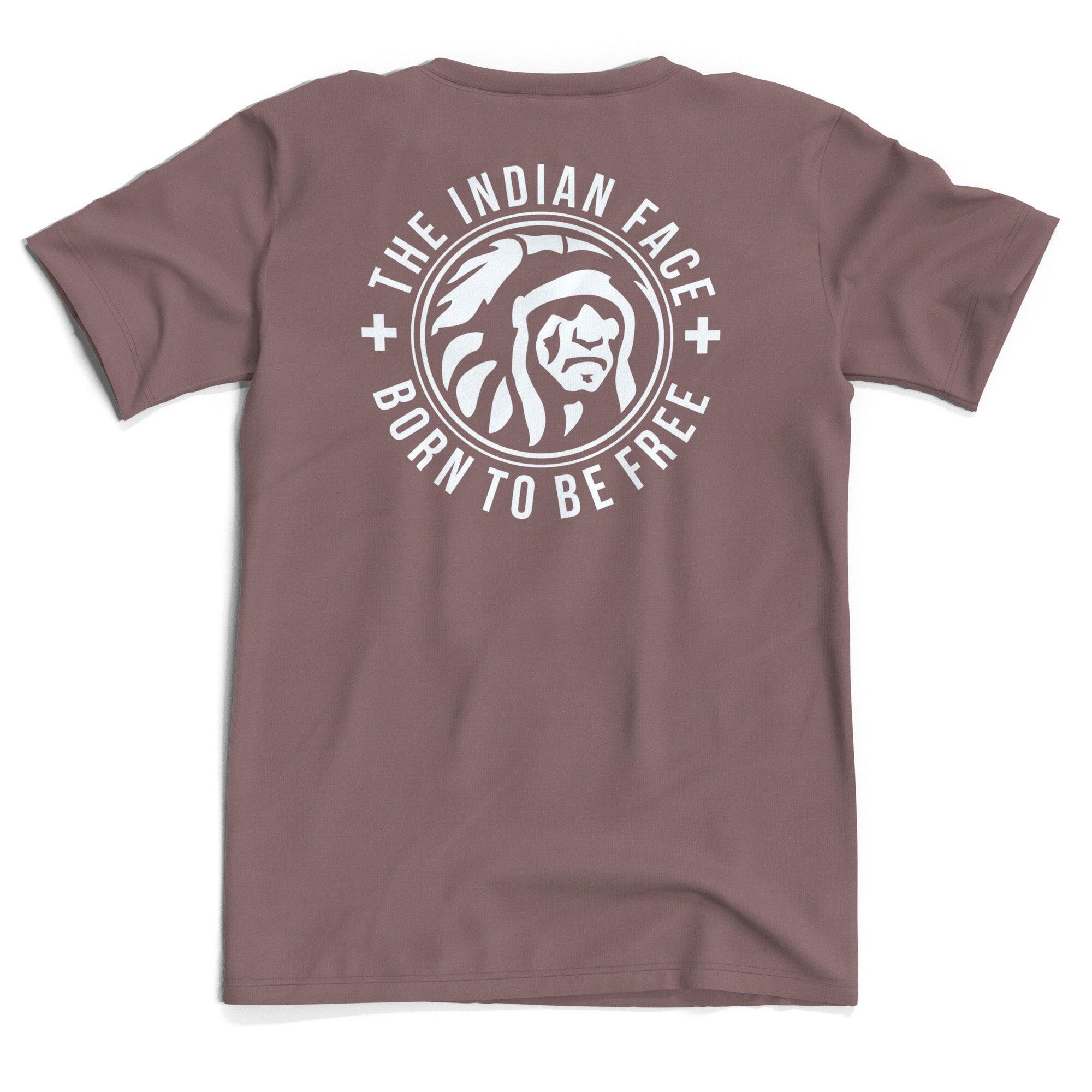 Camiseta de Fitness The Indian Face Unisex Iconic Marron 2/5