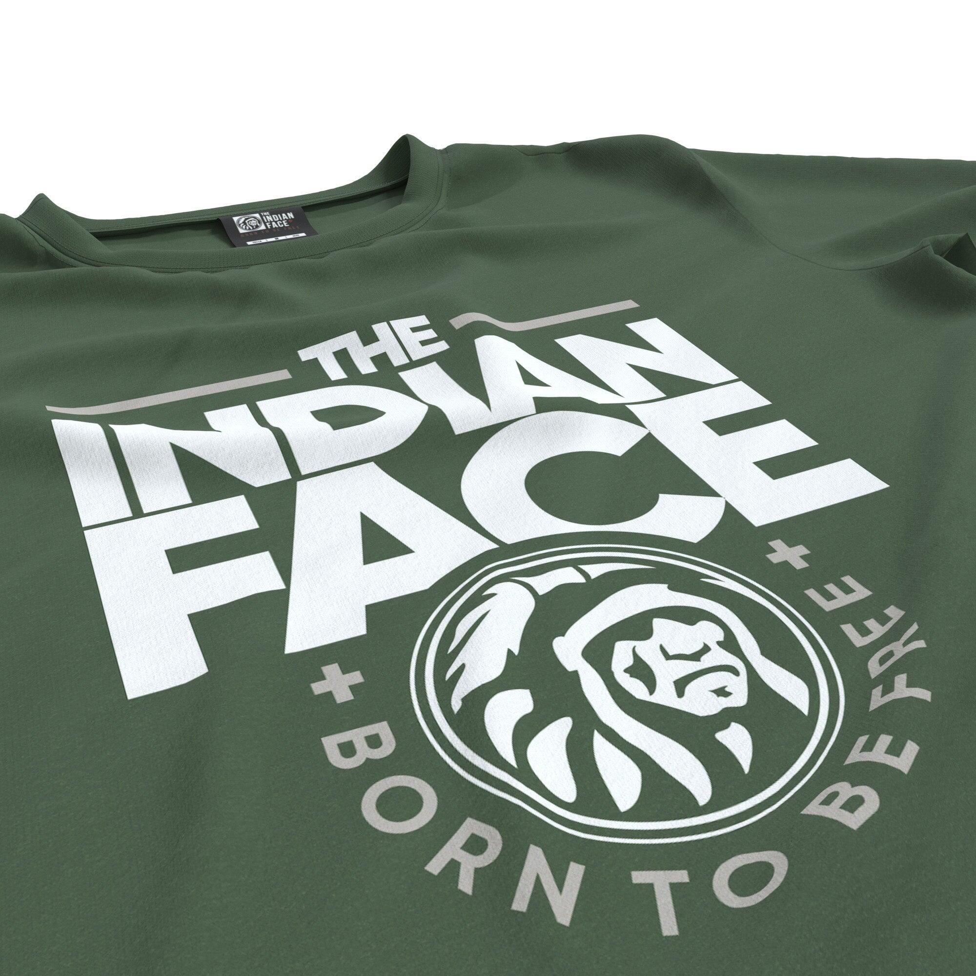 Camiseta de Fitness The Indian Face Unisex Adventure Verde 3/5