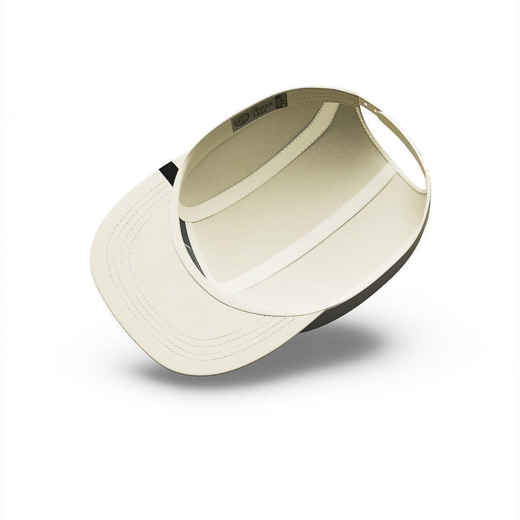 Unisex lifestyle gorra algodón visera curva ajustable Bowl  White Navy 4/5