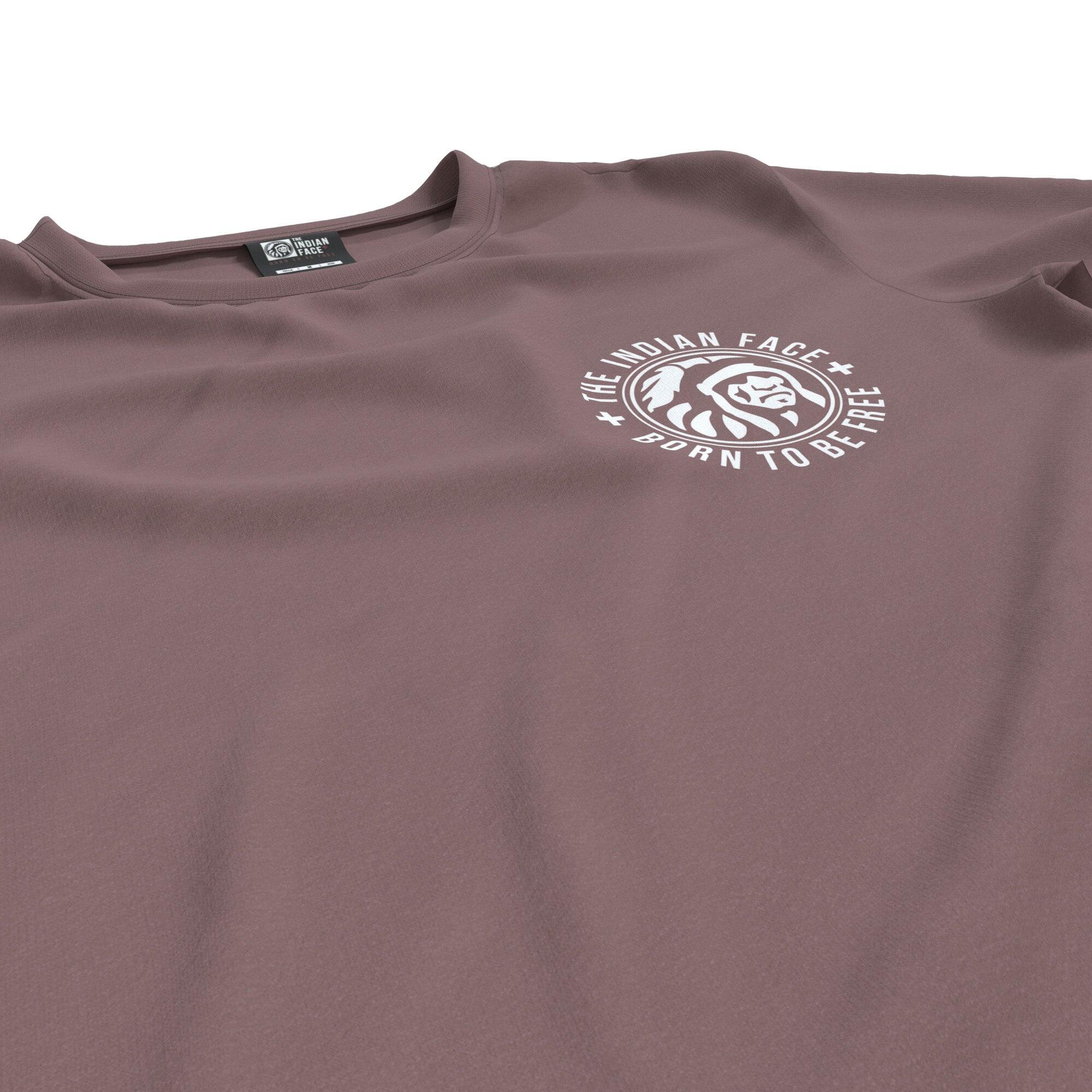Camiseta de Fitness The Indian Face Unisex Iconic Marron 3/5