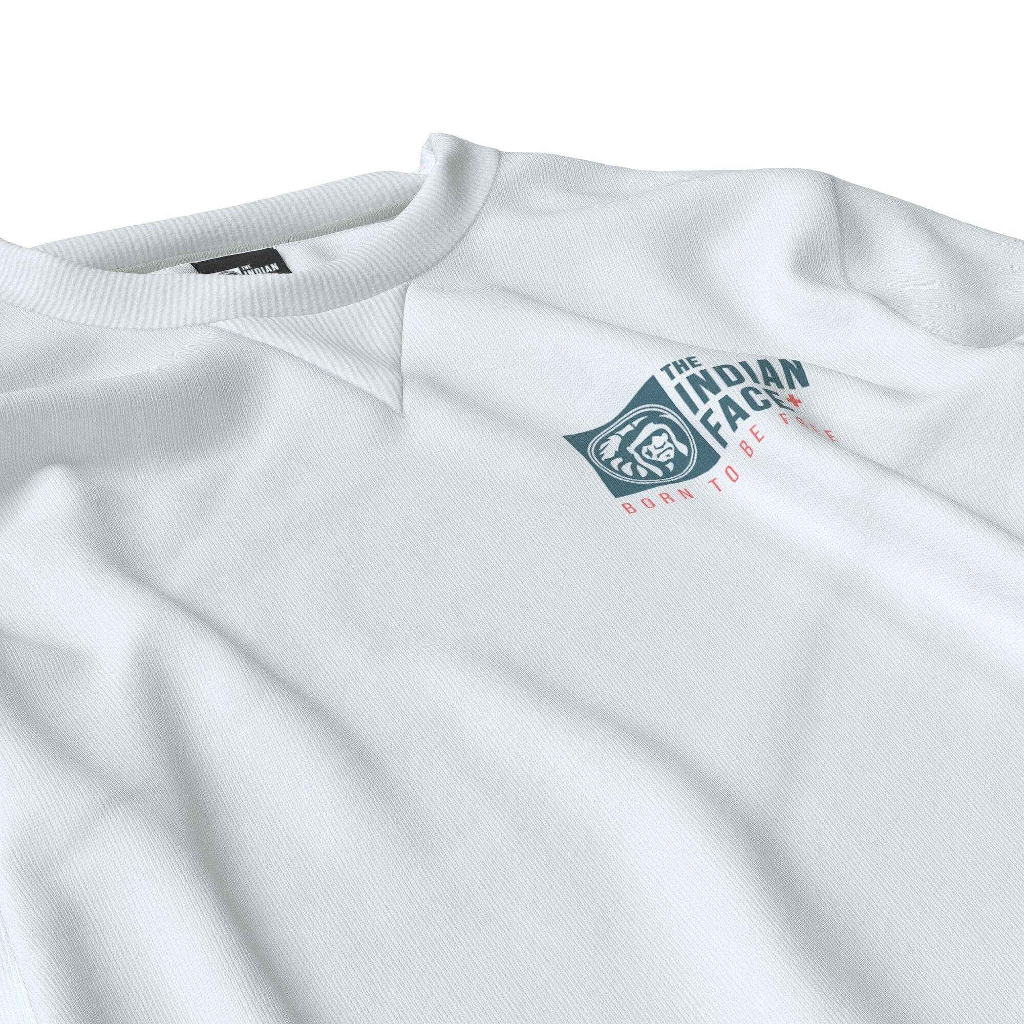 Sudadera de Fitness The Indian Face Unisex Spirit Blanco 3/4