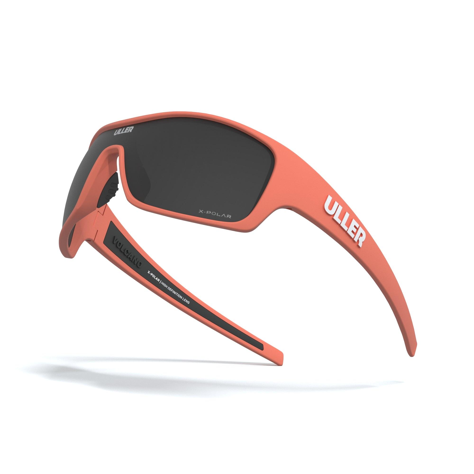 Unisex running ciclismo gafas deportivas UV400 Vulcano Uller Rosa / Negro 5/5