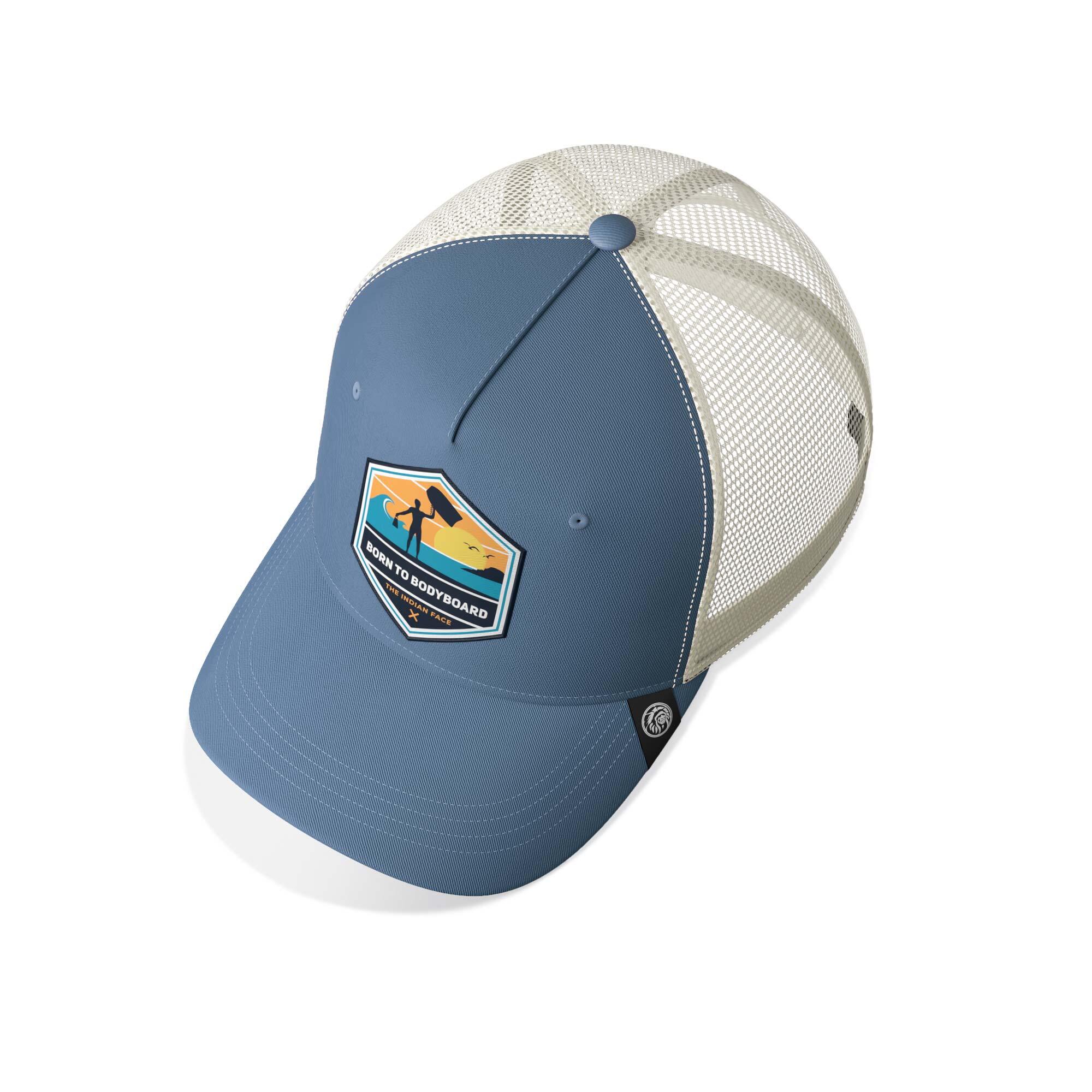 Unisex Outdoor Gorra Trucker Transpirable Ajustable Born to Bodyboard 3/5