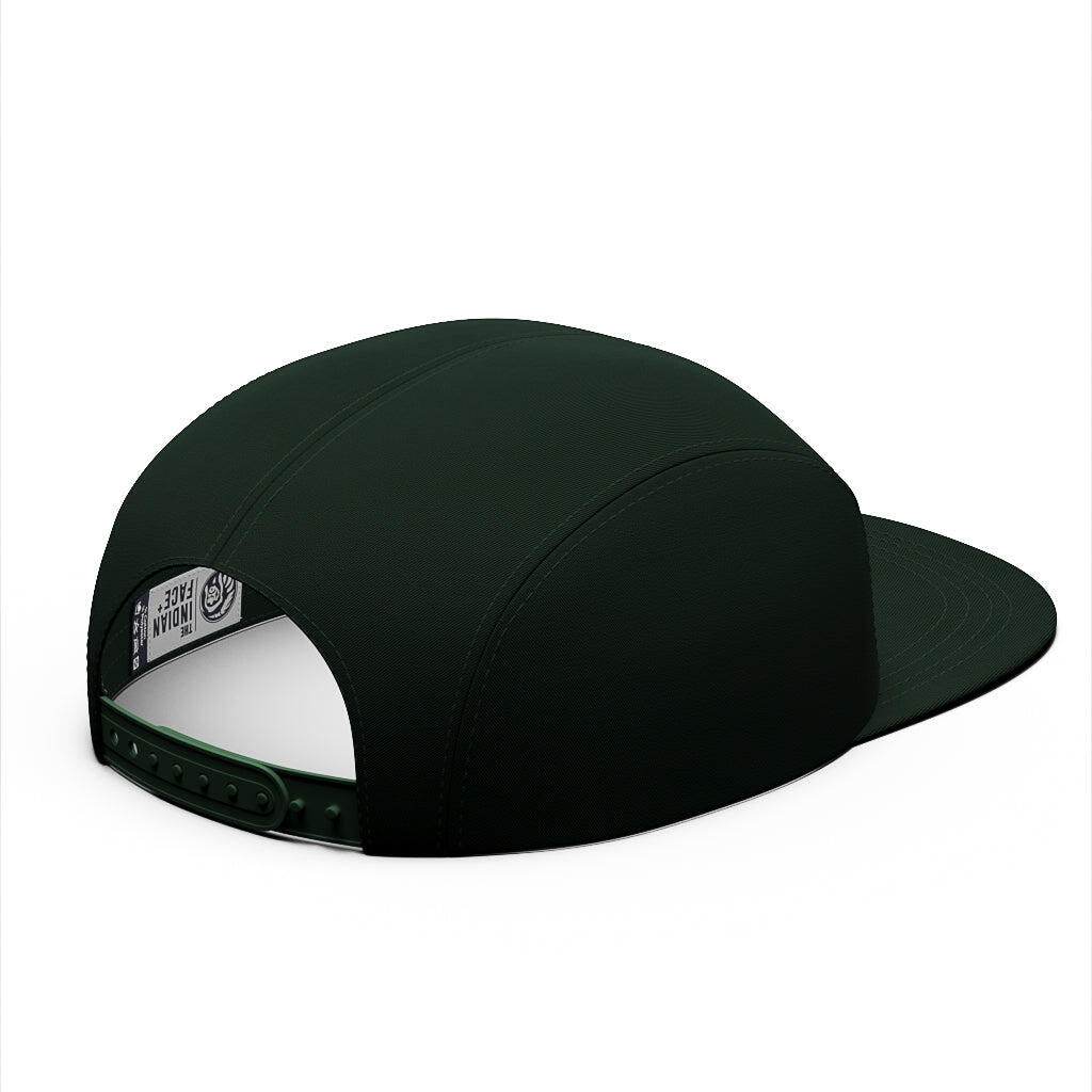 Unisex lifestyle gorra algodón visera curva ajustable Bowl Green Navy 2/5