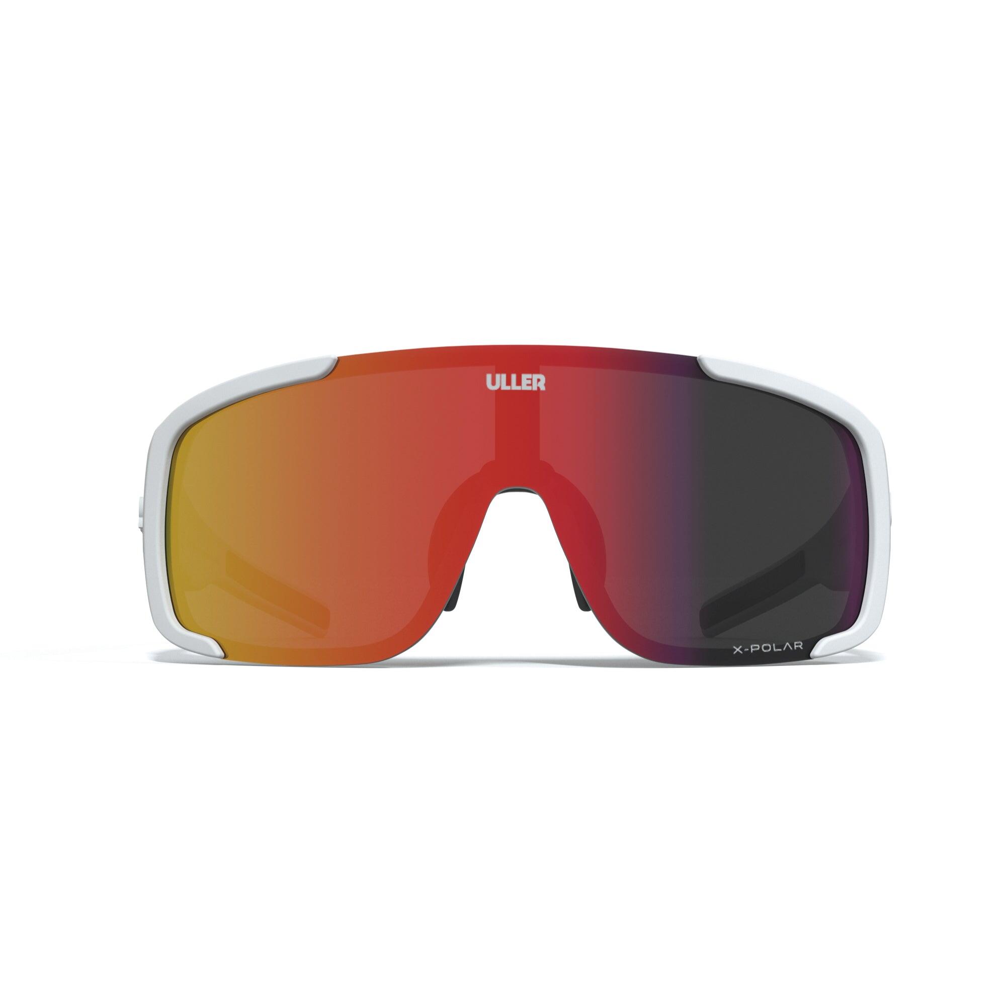 Gafas deportivas Uller con lentes intercambiables UV400 – Unisex – White / Red 2/5