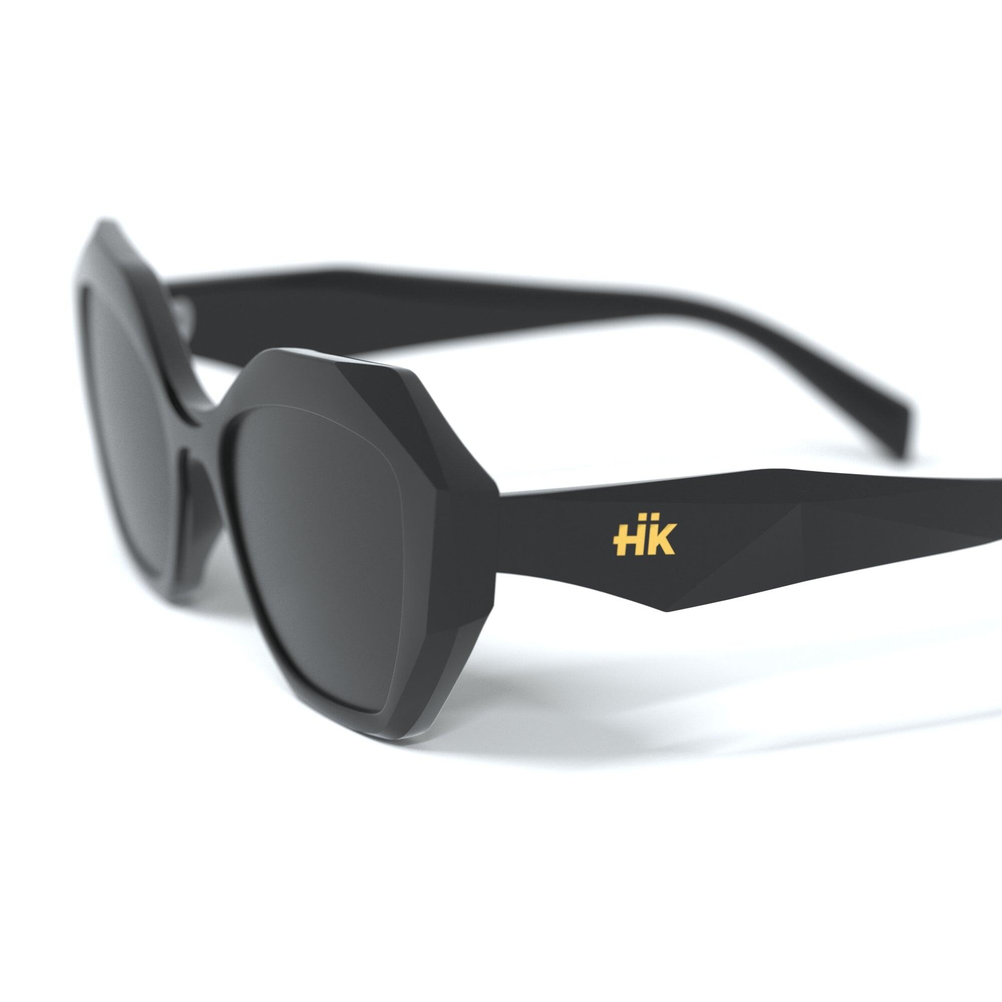 Gafas de sol de mujer Hanukeii Moorea en negro – Estilo moderno y diseño ligero 3/5
