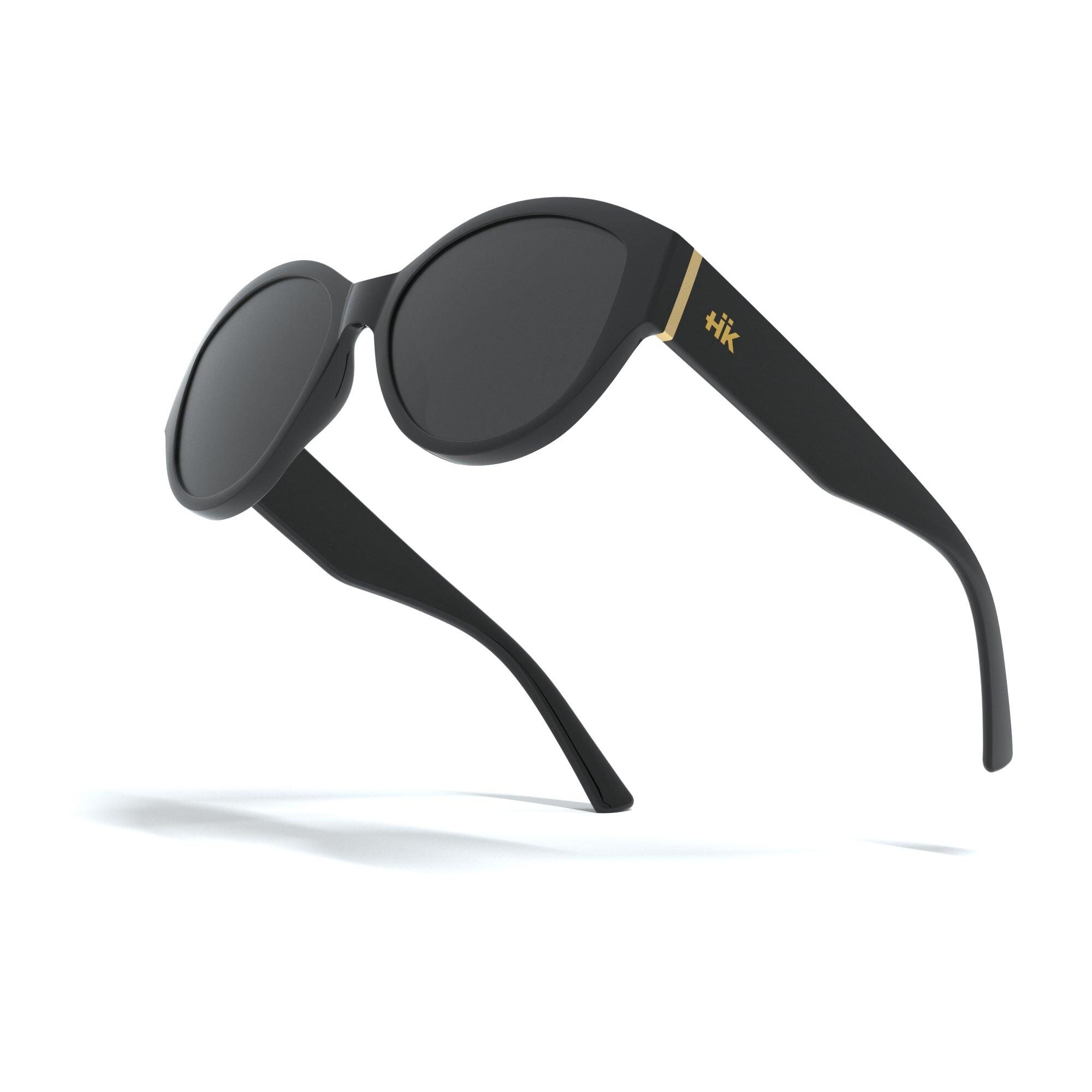 Gafas de Sol Hawaii Negro Hanukeii para mujer 4/5